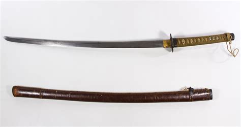 Lot 545 World War Ii Japanese Late War Army Officer Katana Sword