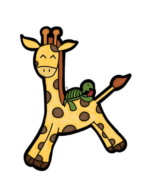 Giraffe Turtle Strawberry By Lydynasty On Deviantart