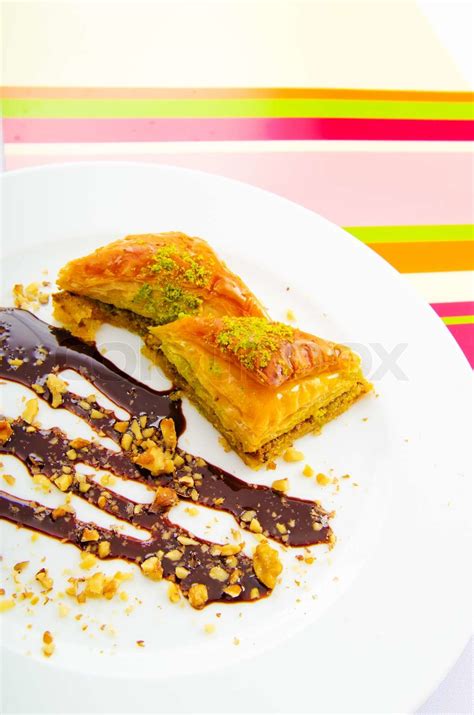 Traditional Turkish Sweet Dessert Stock Image Colourbox