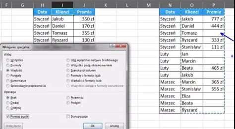 Excel Wklej specjalnie dodaj do komórek skopiuj formatowanie porada