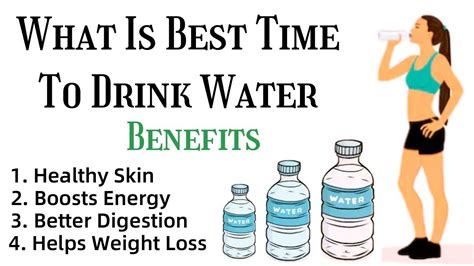 The Best Time Of Day To Drink Water Youtube