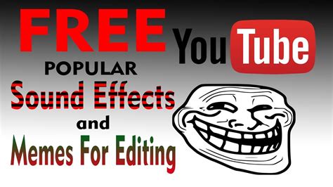 We did not find results for: FREE..169 Popular Sound Effects & Memes For your Video in ...