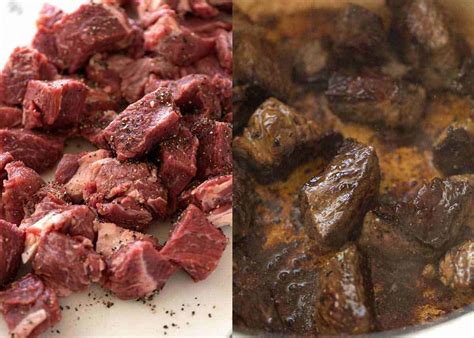 How To Cube Meat For Beef Stew Beef Poster