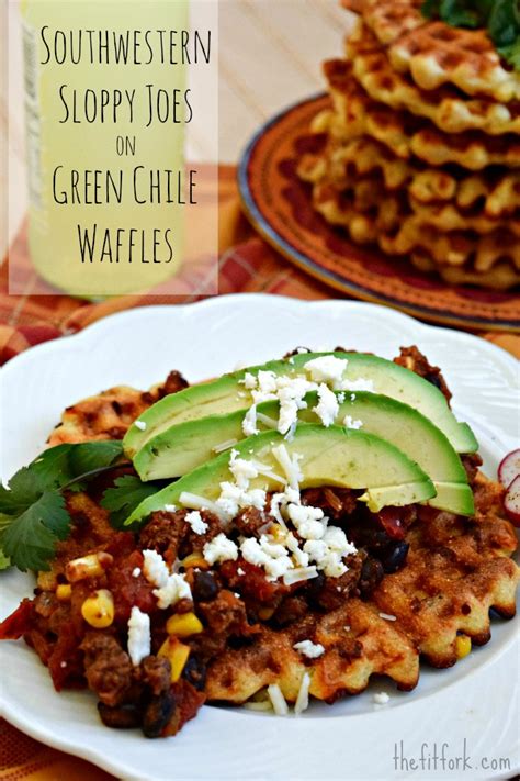 Green Chile Cornbread Waffles Beyond Breakfast