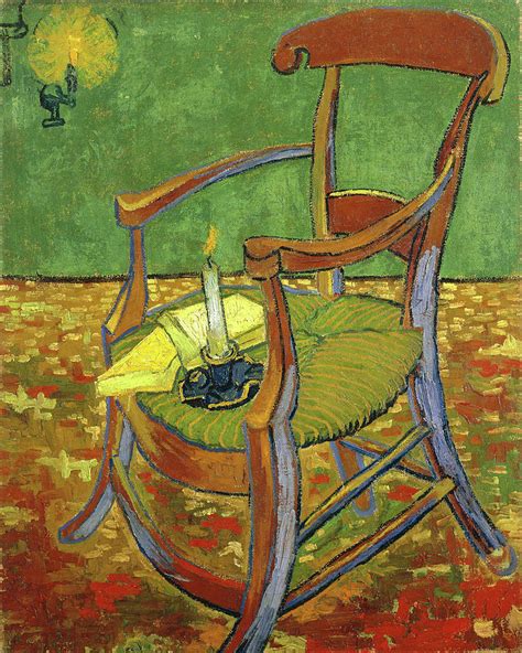 Gauguins Chair Digital Remastered Edition Painting By Vincent Van
