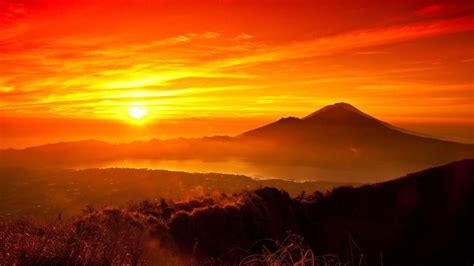 Pemandangan Sunset Di Gunung Bromo Sunrise Wallpaper Sunrise Images