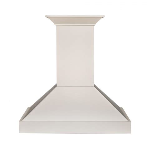 Zline 30 Wooden Wall Range Hood In Cottage White Kbtt 30 Farmhouse