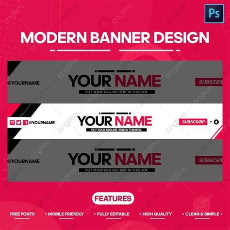 Free 400 Youtube Banner Mockup Psd Free Download Yellowimages Mockups