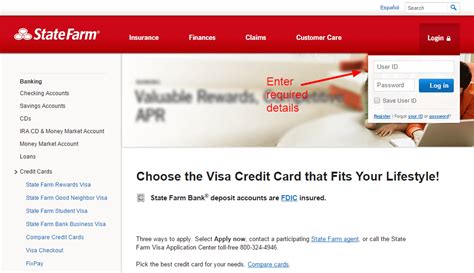 State Farm Credit Card Online Login Cc Bank