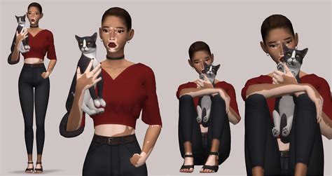 Cat Pose Poses Sims 4 Expansions