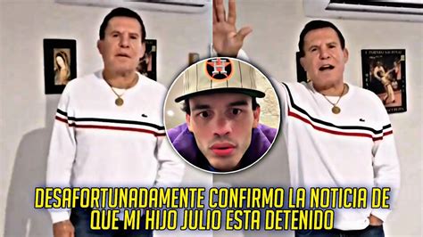 EL CAMPEÓN JULIO CESAR CHAVEZ HABLA DEL ARRESTO DE SU HIJO JULIO CESAR