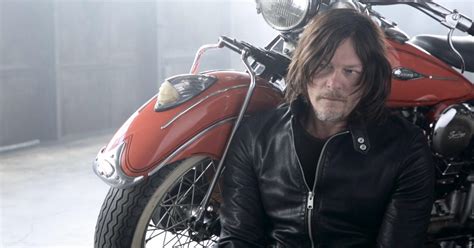 Norman Reedus Really Really Loves Motorcycles Video Cnet