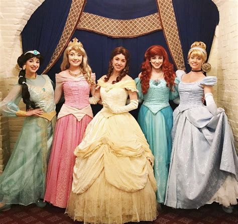 Disney Princess Face Characters At Walt Disney World