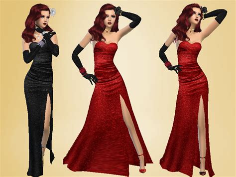 The Sims Resource Dress Glamorous Golden Years