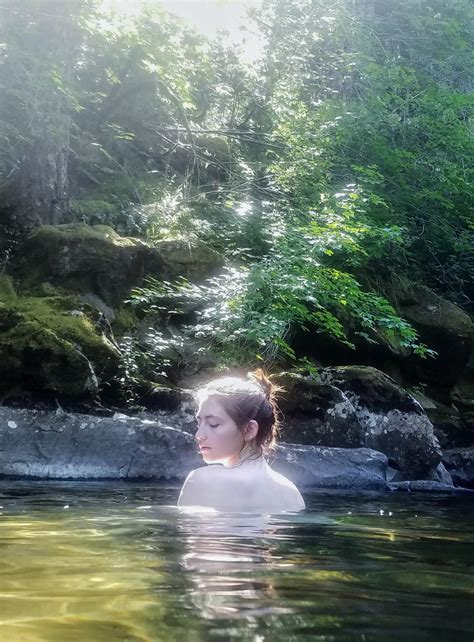 Skinny Dipping In A Creek Near The Gifford Pinchot National Forest R Pics
