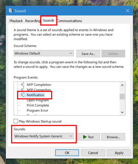 How To Turn Off Or Change Notification Sound In Windows 10 Tip Dottech