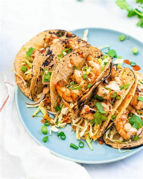 Grilled Shrimp Tacos Easy And Healthy Dinner A Couple Cooks