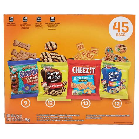 Keebler Cookie And Cracker Variety Pack 45 Count