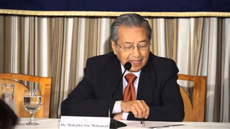 Mahathir Bin Mohamad Former Prime Minister Ofmalaysia 2 Youtube