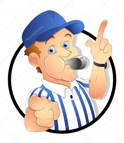 Cartoon Referee — Stock Vector © baavli #15370743