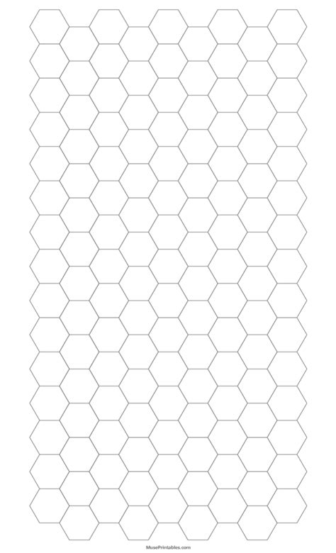 5 Free Printable Hexagonal Graph Paper Template In Pdf Graph Paper