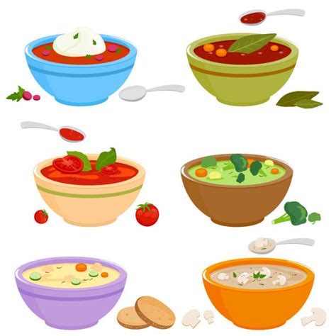 Vegetable Soup Illustrations Royalty Free Vector Graphics And Clip Art