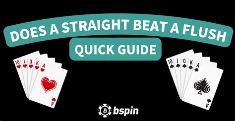 Does A Straight Beat A Flush – Quick Guide – Trusted Bitcoin Casino No