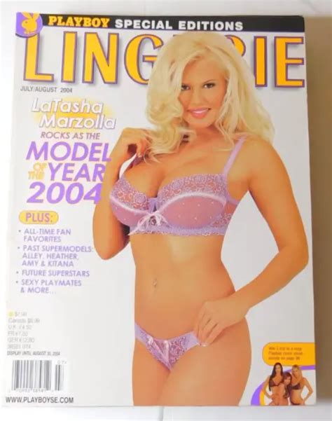 Playboy Special Edition Lingerie July Aug Latasha Marzolla