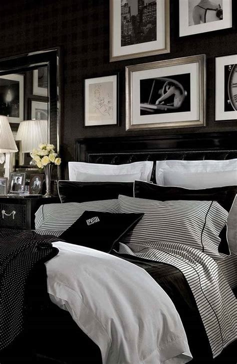 33 Chic And Stylish Bedrooms Dressed In Black And White