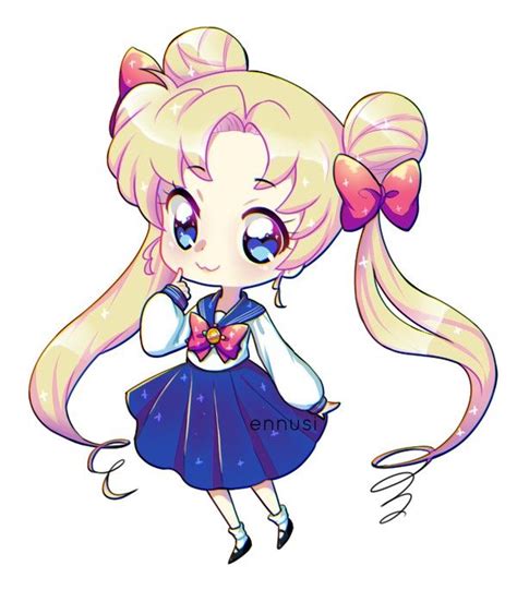 Pin By Ana Pérez On Sailor Moon Chibi Usagi Sailor Moon Art Anime Chibi