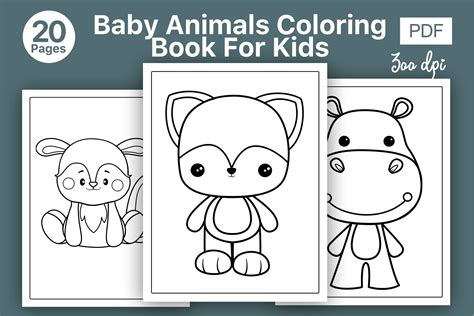 Adorable Baby Animal Coloring Pages Fun And Free Printables