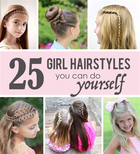 You don't have to be a pro barber to achieve these looks. 25 Little Girl Hairstyles...you can do YOURSELF! Get out ...