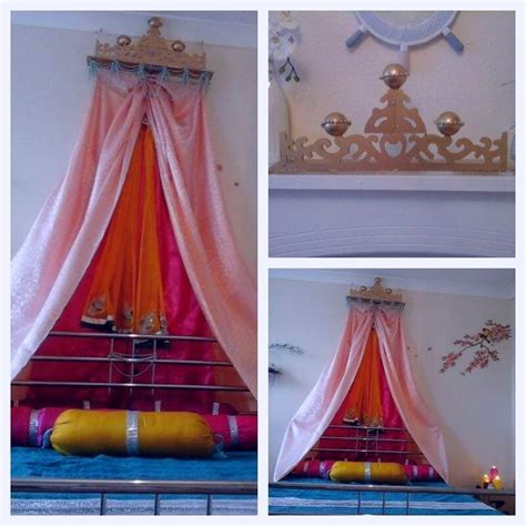 A decorative bed crown, also called a wall teester, adds an elegant touch to a nursery crib, daybed for a fancier bed crown, use two identicle semicircular wall shelves, inverting one and gluing it on top. Best diy bed crown and canopy .Easy /Easy | Bed crown canopy, Diy bed, Canopy bed diy