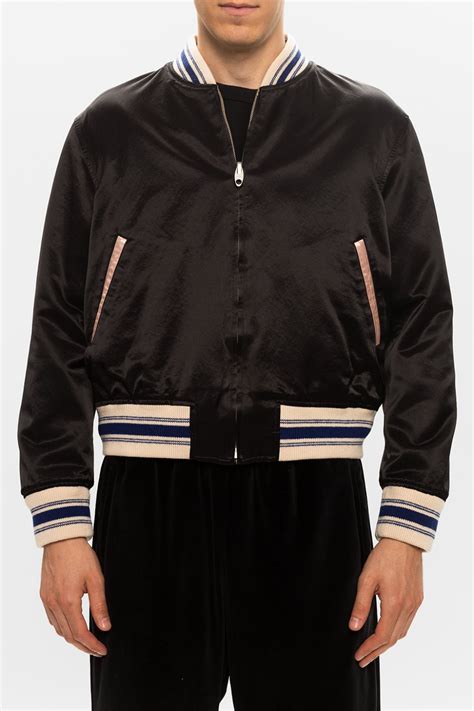 Gucci Reversible Bomber Jacket Mens Clothing Vitkac