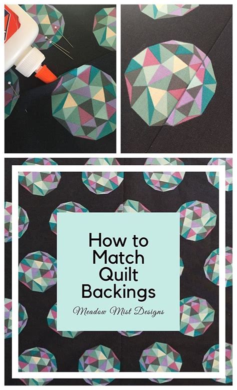 How To Match Quilt Backings Vintage Quilts Patterns Modern Quilt