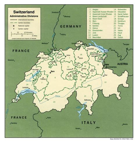 Maps Of Switzerland Detailed Map Of Switzerland In English Tourist