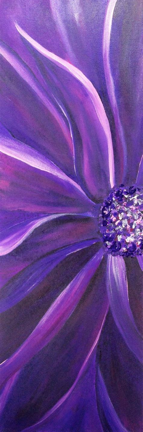 Purple Purple Purple Art Flower Art Abstract Art
