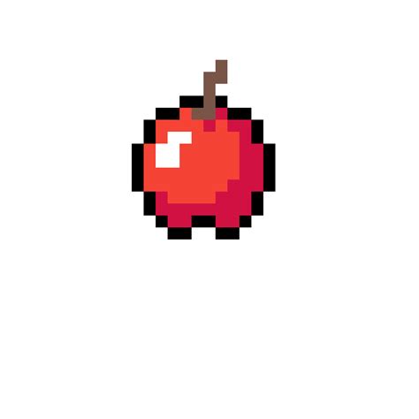 Minecraft diamond png has a transparent background. Pixilart - Minecraft Apple by AngelinaAwesome
