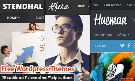 20 Beautiful And Professional Free Wordpress Themes For Your