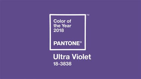 Pantone 18 3838 Ultra Violet Color Pantone Del Año 2018 Ingenioso Y