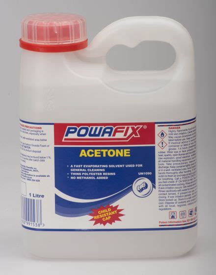 Powafix Acetone Pure 1l Timbercity