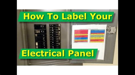 176 circuit breaker electrical panel box labels. Breaker Box Label Template