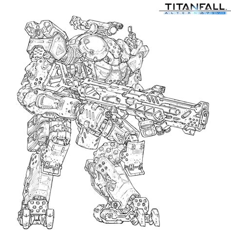 The Jump Gate Titanfall By Woo Kim Robot Concept Art