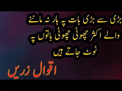 Aqwal E Zareen Golden Words Hazrat Ali R A Ka Farman Best Aqwal E