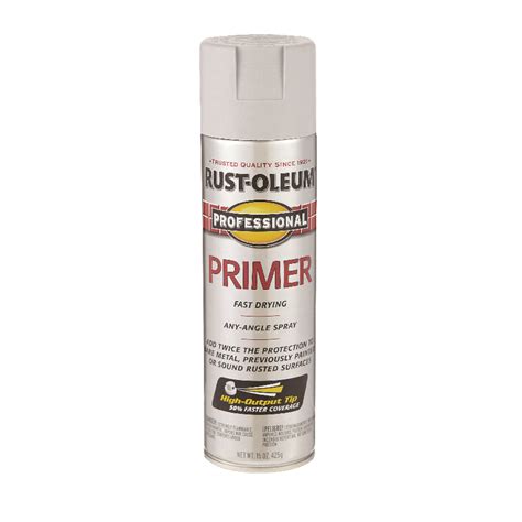 Rust Oleum Professional Flat Gray Primer Spray 15 Oz Ace Hardware