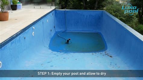 Paint Your Pool With Luxapool Epoxy Pool Paint How To Test Your Pool