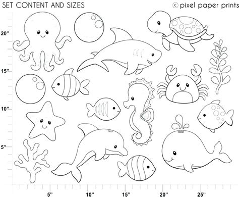 Underwater Animals Coloring Pages Coloring Pages