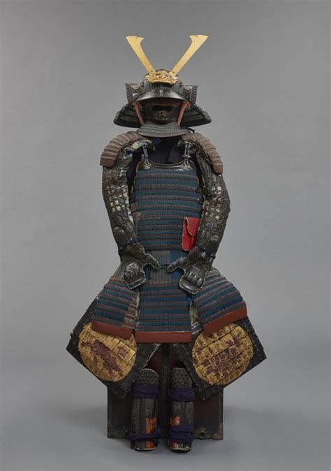 yoroi armour suit lacquered metal samurai japan edo period