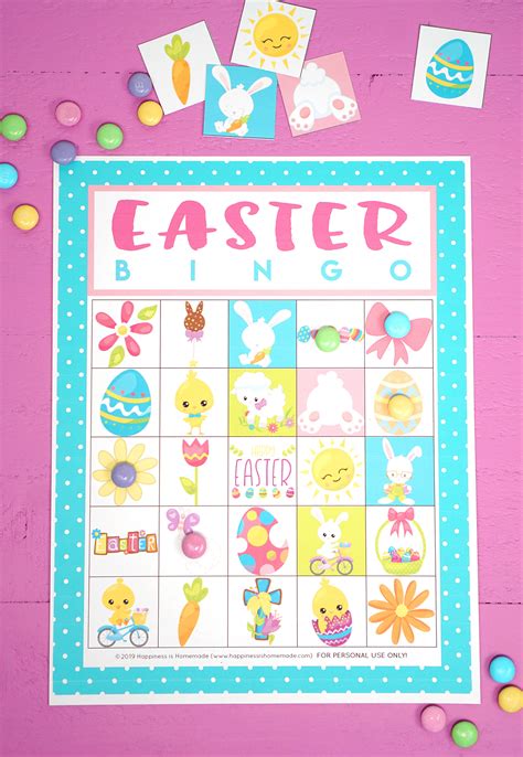 Free Printable Easter Bingo Game Cards Printable Templates