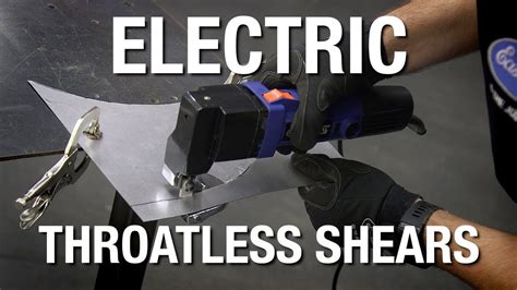 Electric Throatless Shear How To Cut Metal With Ease Eastwood Youtube